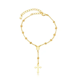 Pulseira Terço Bolinha Lisa
