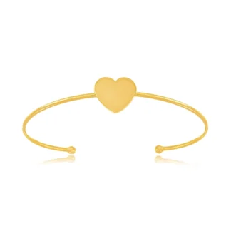 Bracelete Coração Liso
