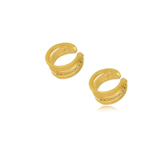 1 Piercing Fake Fileiras Micro Zircônia (Valor Unitário)