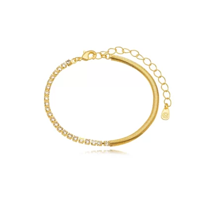 Pulseira Malha Sanke e Riviera