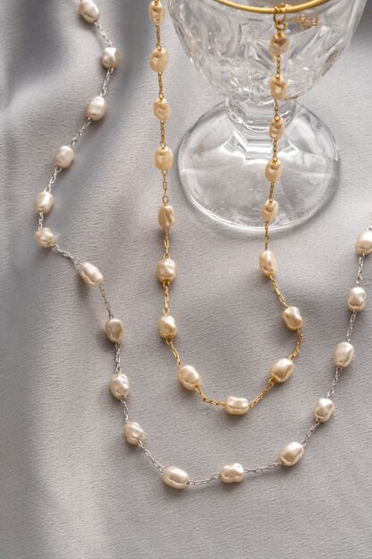 Choker Pérolas Orgânicas