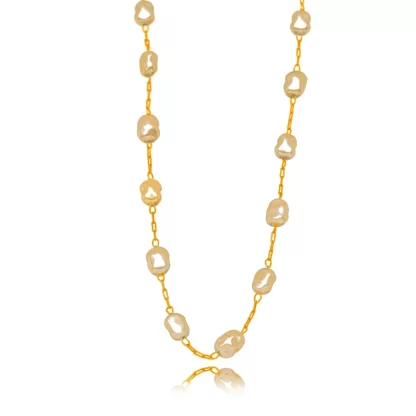Choker Pérolas Orgânicas - Imagem 2