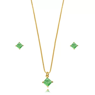 Conjunto Quadrado Verde