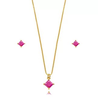 Conjunto Quadrado Pink