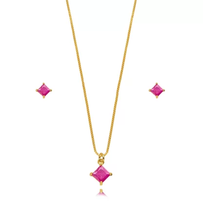 Conjunto Quadrado Pink