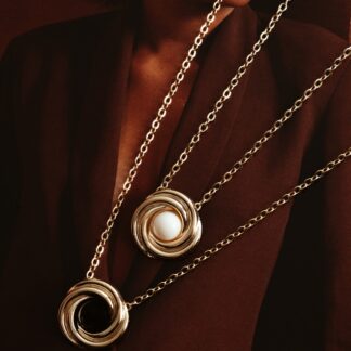 Choker Bola Torcida Esmaltada Banca