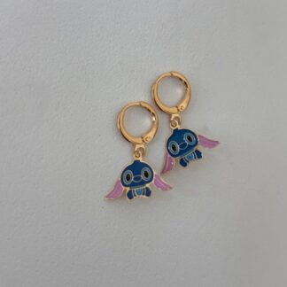 Brinco Argolinha Infantil Stitch