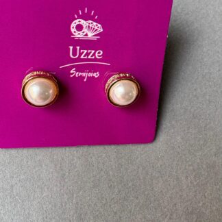 Brinco Redondo Cravejado em Volta