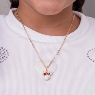 Colar Infantil Minnie Cravejado